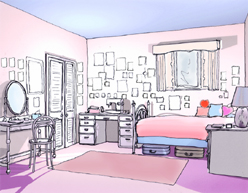 248x193 Paul Avery Production Design - Dream Room Sketch