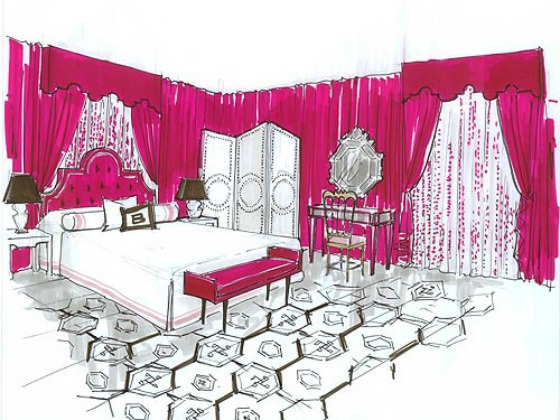 560x420 Remarkable Barbie Dream House Bedroom - Dream Room Sketch