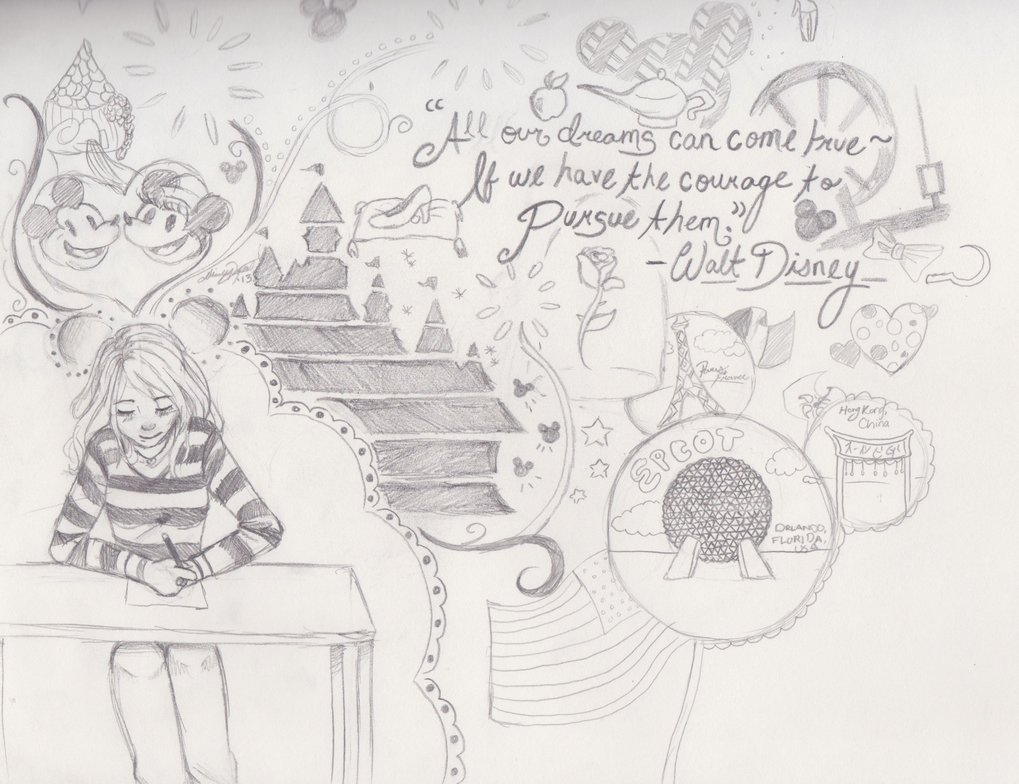1019x784 My Dream World Sketch By Xxbranmuffinclanxx - Dream Sketch