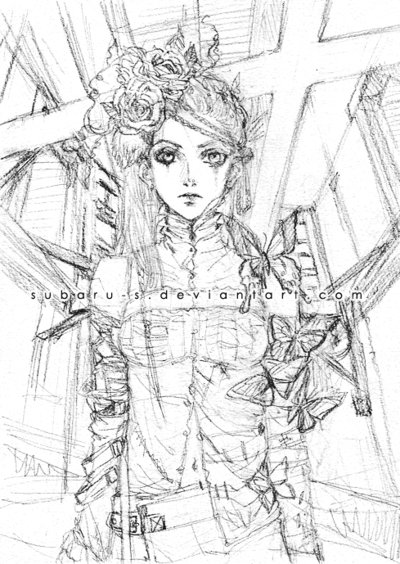 400x564 Vintage Dream Sketch By Subaru S - Dream Sketch