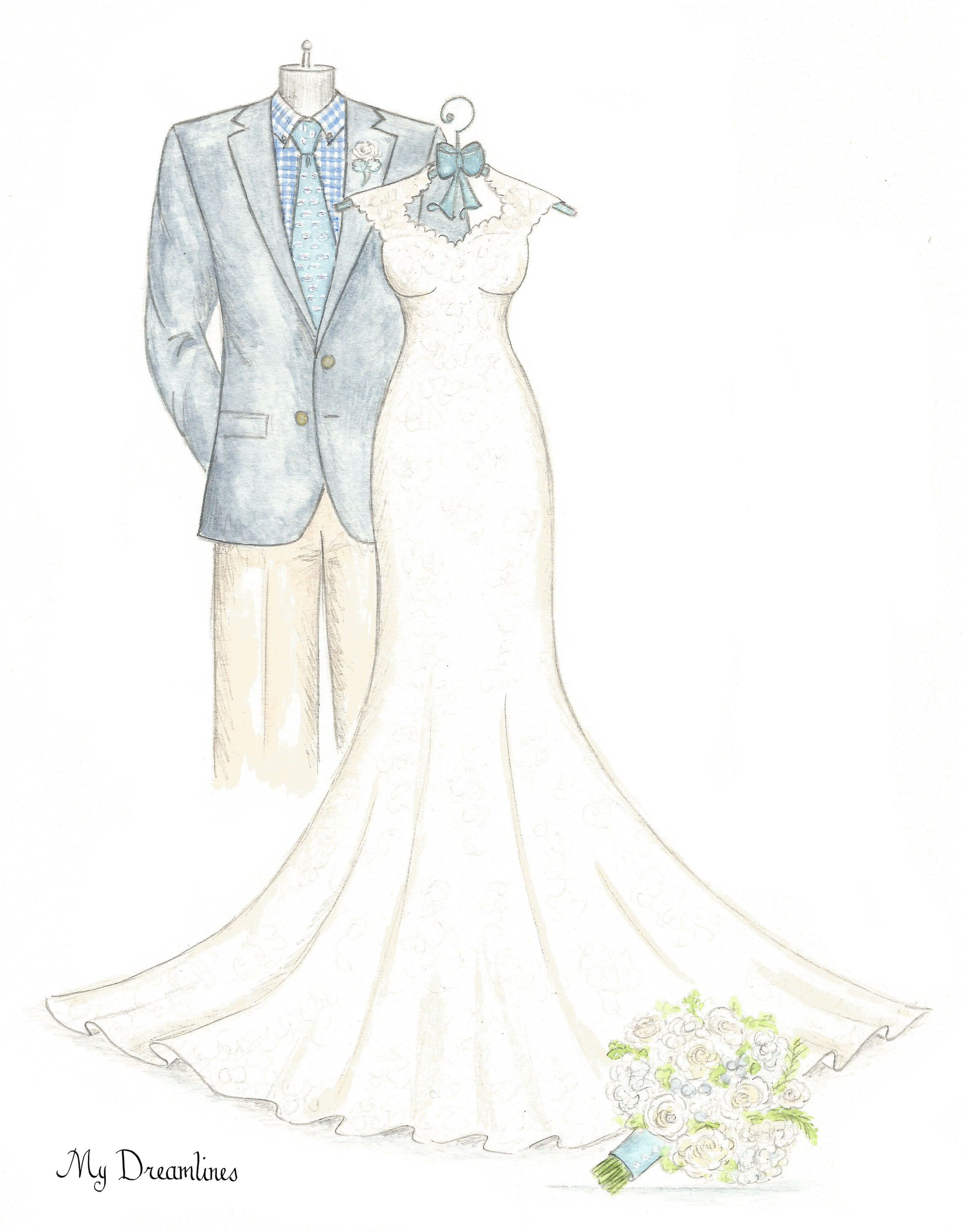 2294x2931 Wedding Dress Sketch Gallery A Wedding Dress Sketch By - Dreamlines Sketch