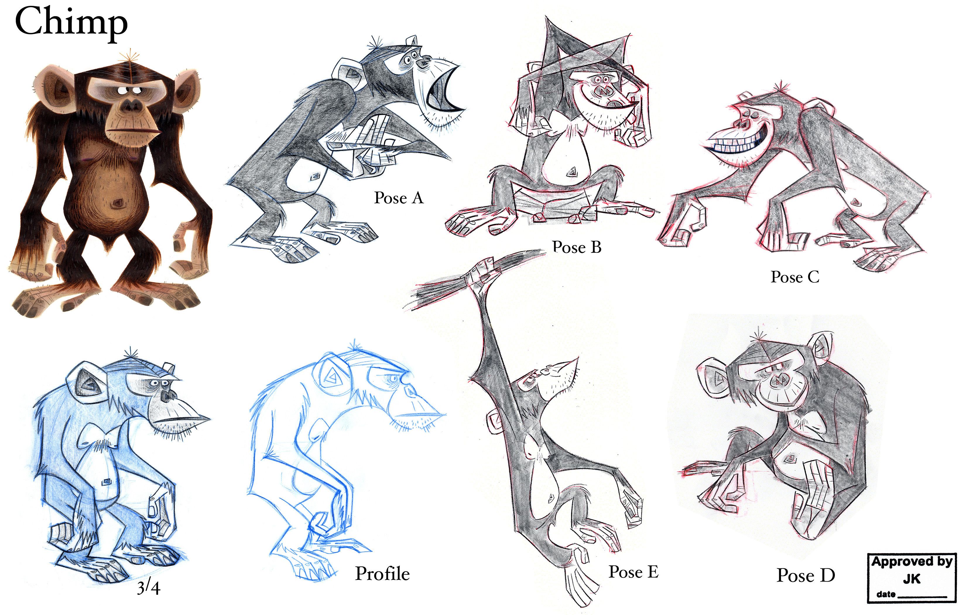 3300x2100 Dreamworks Character Design - Dreamworks Sketches