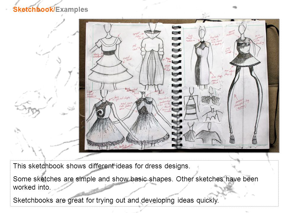 960x720 Making + Using Sketchbooks - Dress Design Sketch Book