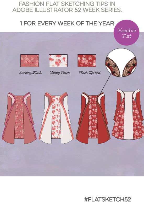 550x800 Dress Flat Sketch Archives Convenient Online Learning Since Est - Dress Flat Sketch