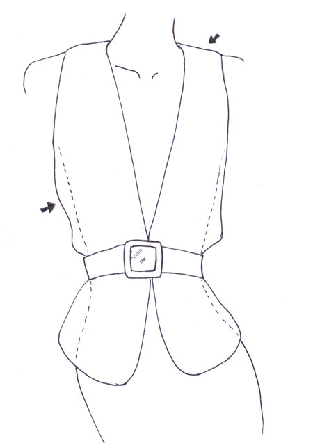 450x637 How To Draw Fur I Draw Fashion - Dress Outline Sketch