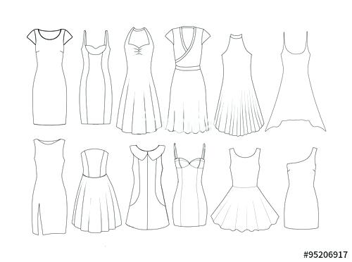 500x372 Dress Sketch Template How To Choose Fashion Templates To Design - Dress Sketch Template