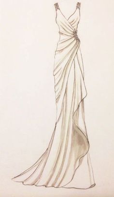 236x408 Dress Sketch Of Your Special Dress - Dress Sketches