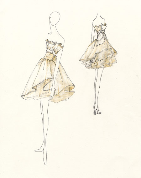 450x570 Dress Sketches For Fashion Designing Fashion Belief - Dress Sketches For Fashion Designing
