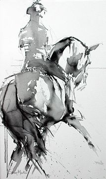 Dressage Horse Sketch