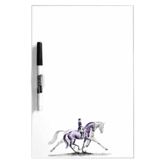 540x540 Dressage Horse In Trot Piaffe Dry Erase Board - Dressage Sketch