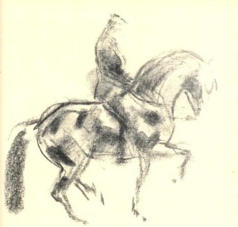 471x449 Classical Dressage Lusitano Horses Blog - Dressage Sketch