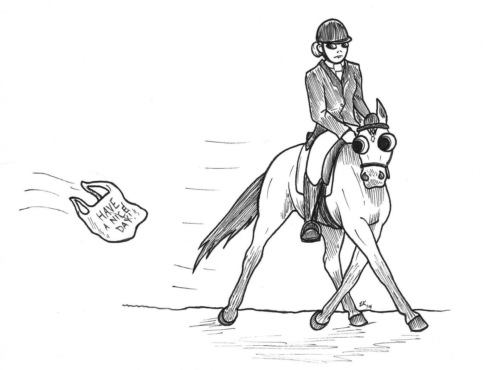 1571x1200 In)famous Dressage Movements Eventing Nation - Dressage Sketch