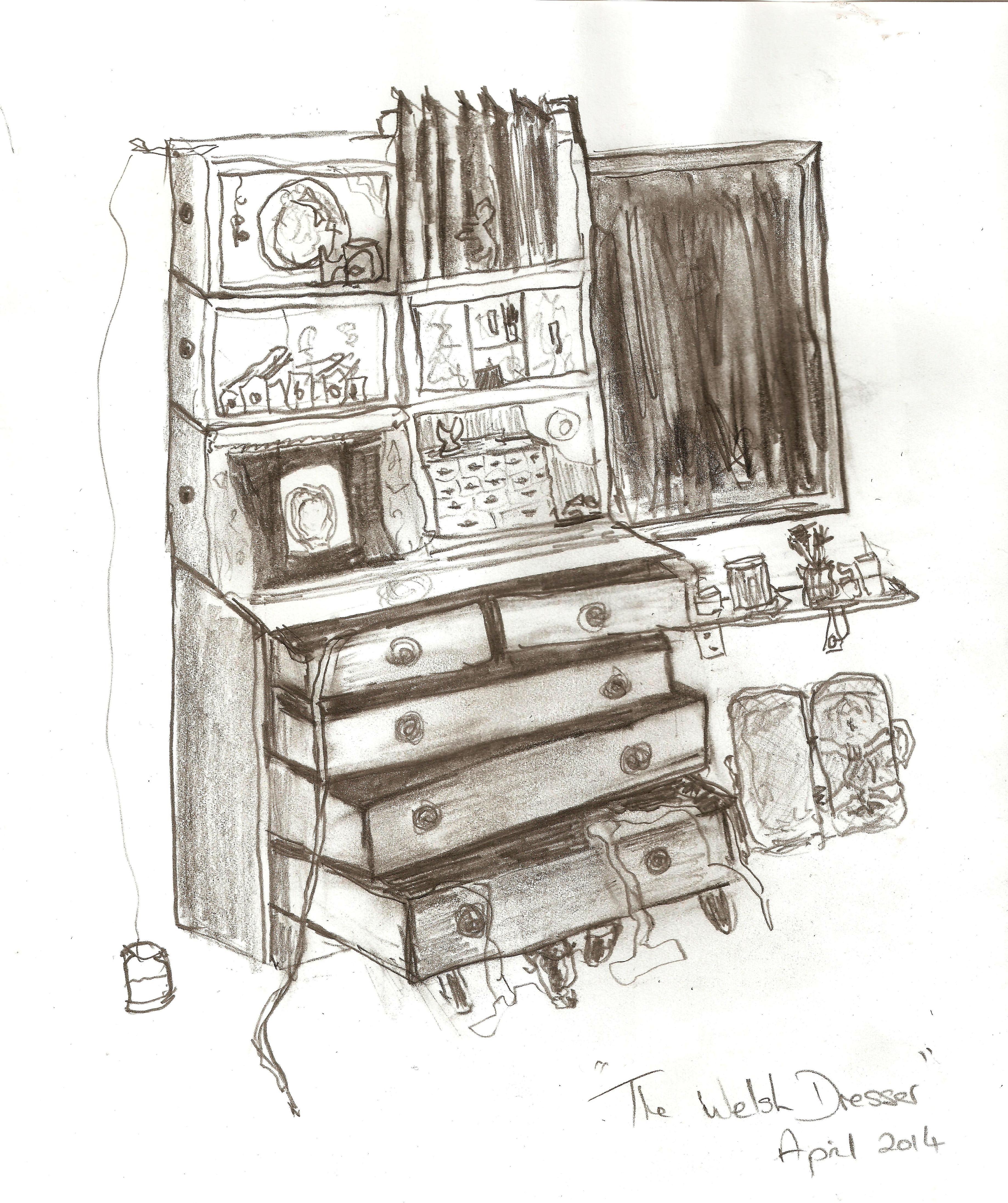 3674x4385 Welsh Dresser Jane Chapman - Dresser Sketch