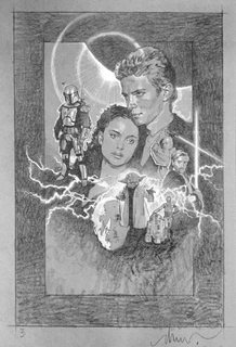 218x320 Star Wars - Drew Struzan Sketch