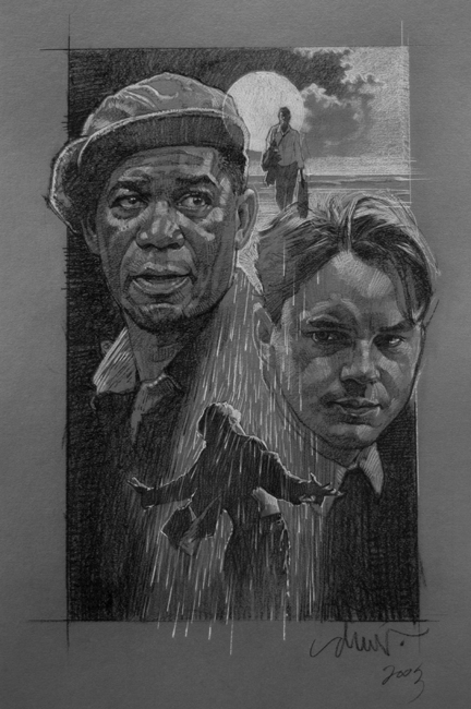 432x650 - Drew Struzan Sketch