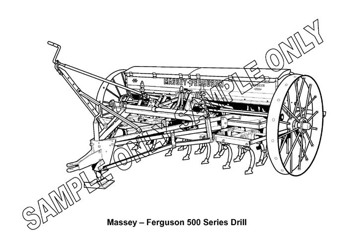 709x501 Murray Parker Sketch (Mounted) - Drill Sketch