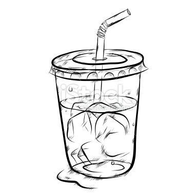 380x379 Drinking Glass Sketches - Drinks Sketch