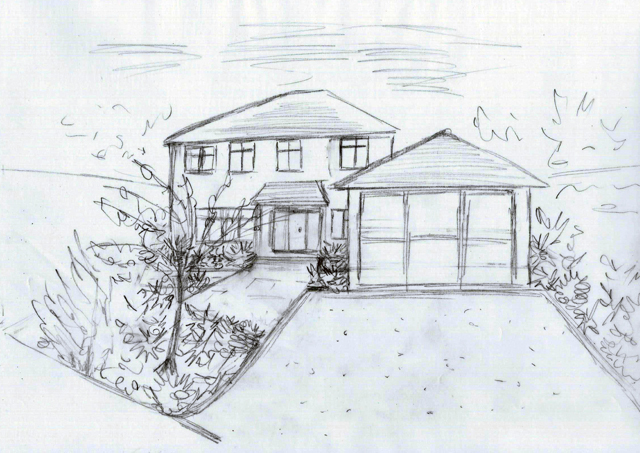 640x453 From The Drawing Board Concept Design Amp Sketches For A Client In - Driveway Sketch
