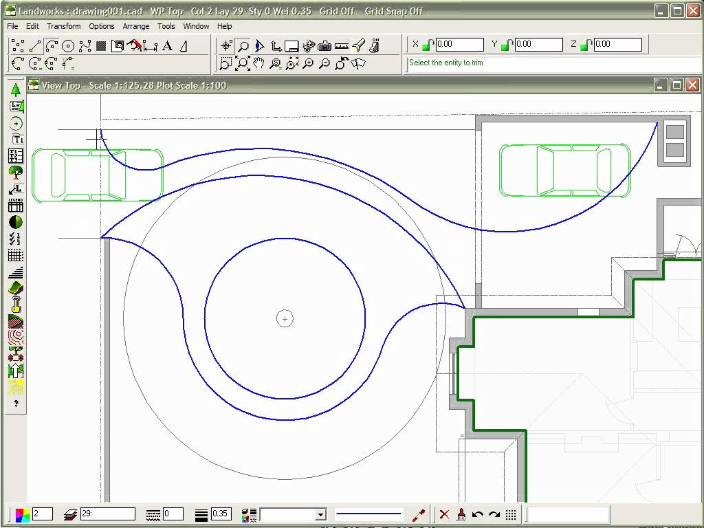1024x768 Landworkscad - Driveway Sketch