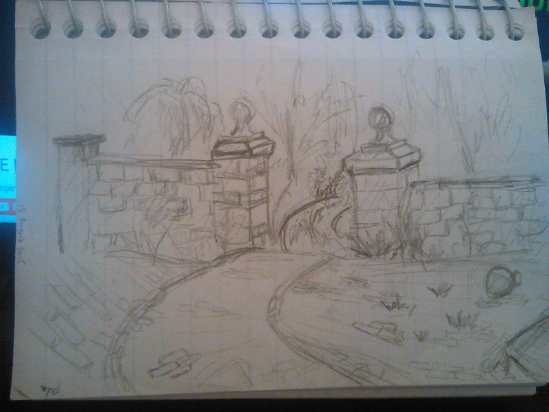 800x600 Mountain Top Driveway By Riolutae - Driveway Sketch