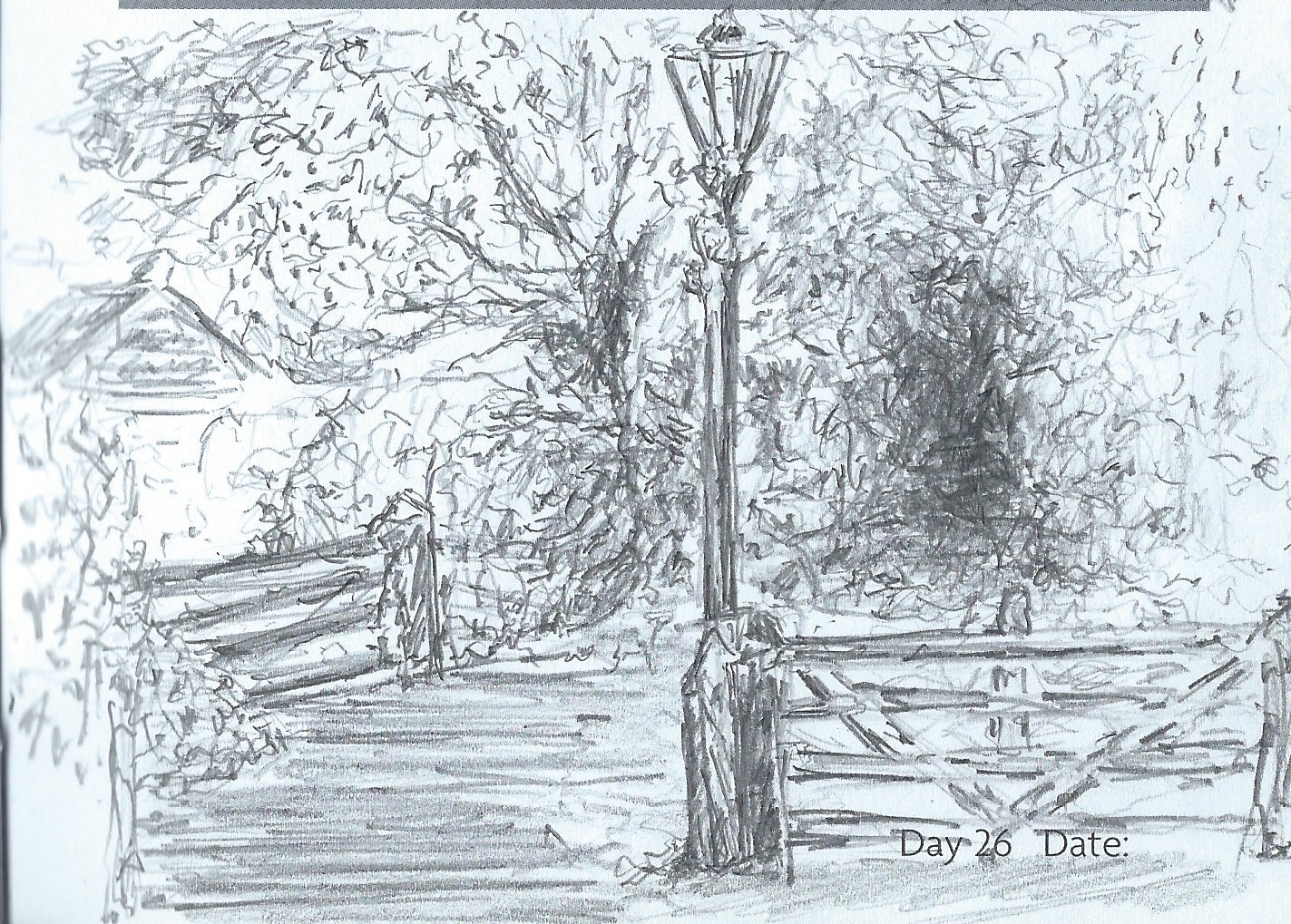 1423x1019 Daily Sketch - Driveway Sketch