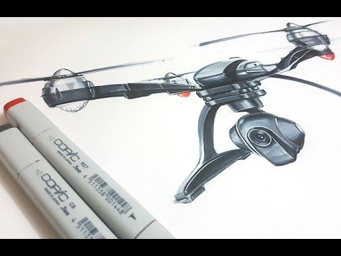 480x360 Fast Sketching Drone With Marker Pen - Drone Sketch