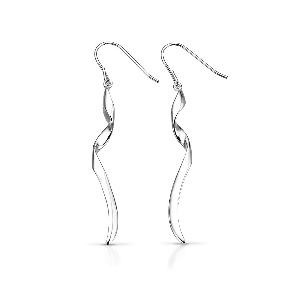 1000x1000 John Greed Portrait Sketch Twisted Silver Drop Earrings John - Drop Sketch