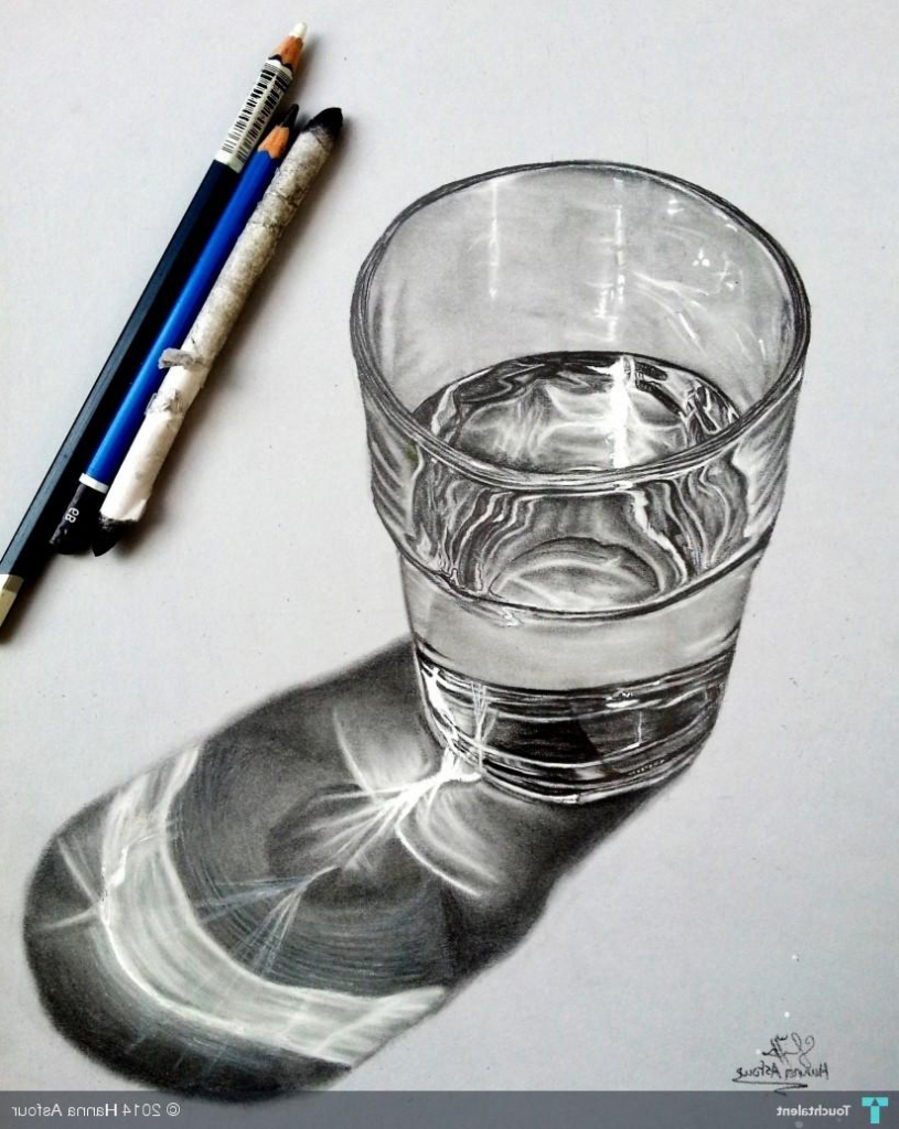 815x1024 Drawing Glass With Pencil Pencil Sketch Of Water Pencil Drawing Of - Drop Sketch