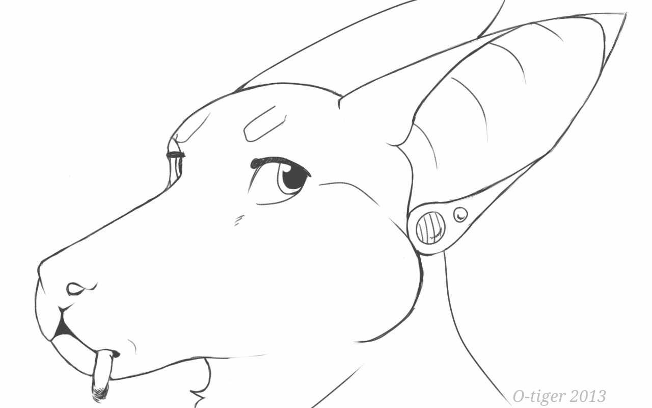 1280x800 Head Shot Sketch Drugs By O Tiger - Drugs Sketch