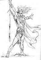 136x200 Druid Sketch Pencils Dave Stokes Sketch Blog - Druid Sketch