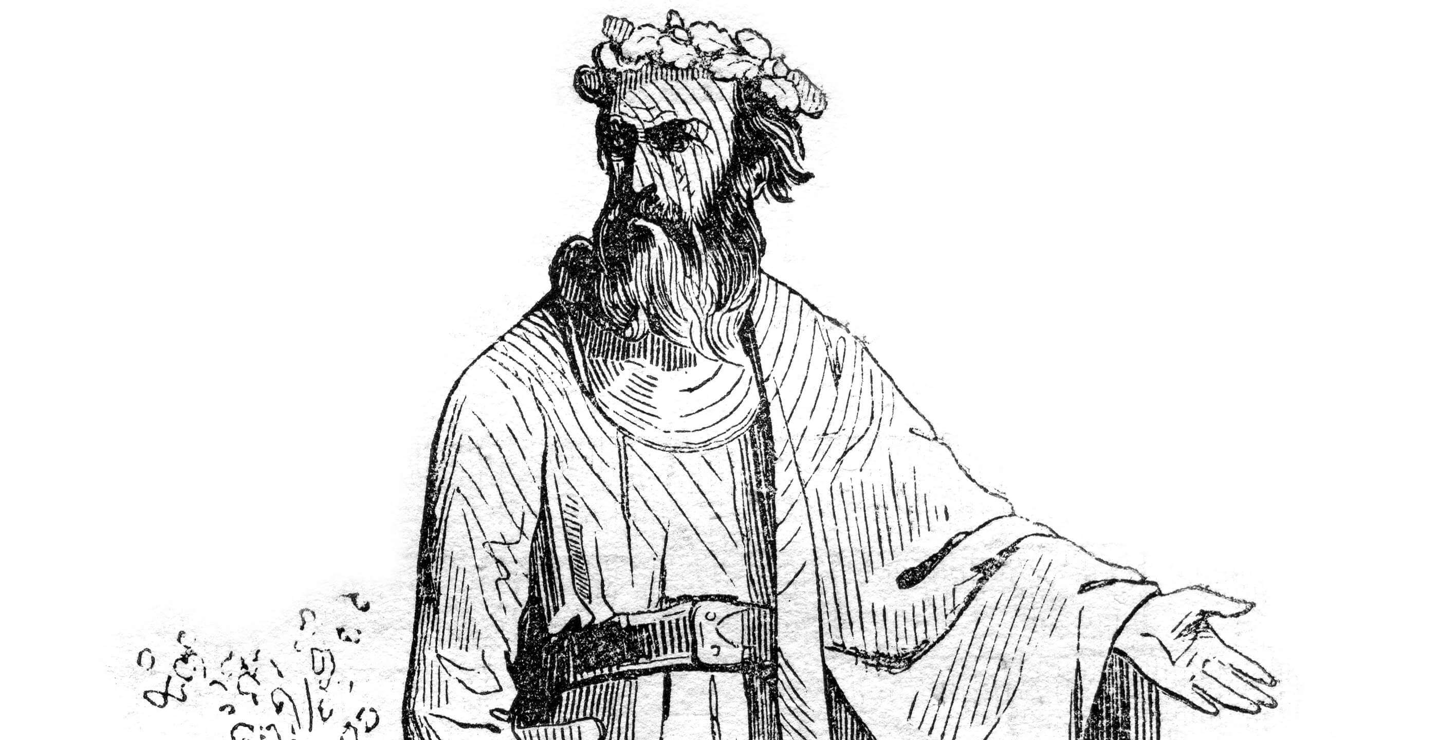 2800x1440 Who Were The Druids - Druid Sketch