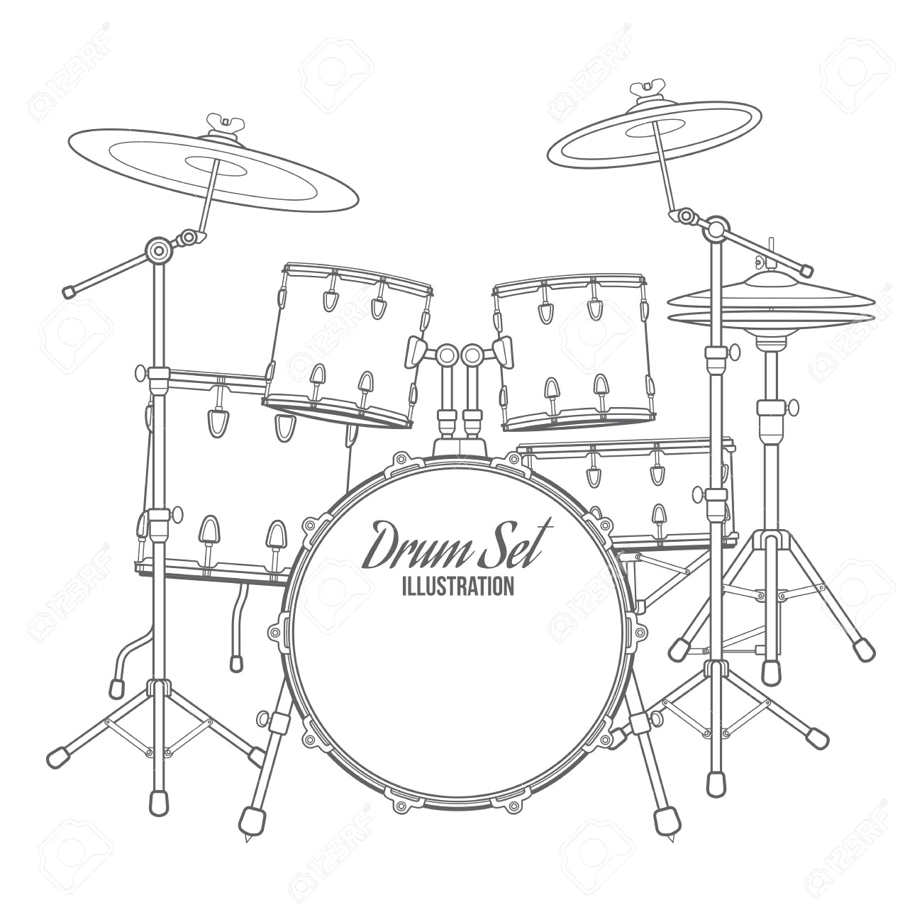 35+ Trends For Sketch Drum Set Drawing Creative Things Thursday
