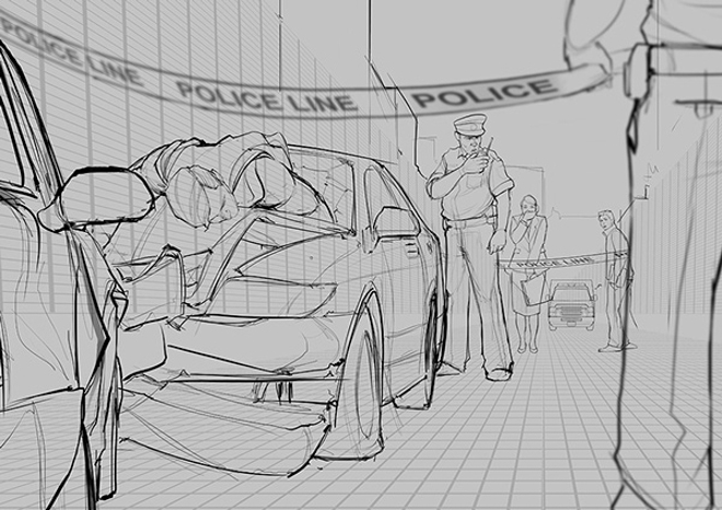 660x466 Volkswagen Ads Feature Drunk Superheroes - Drunk Sketch