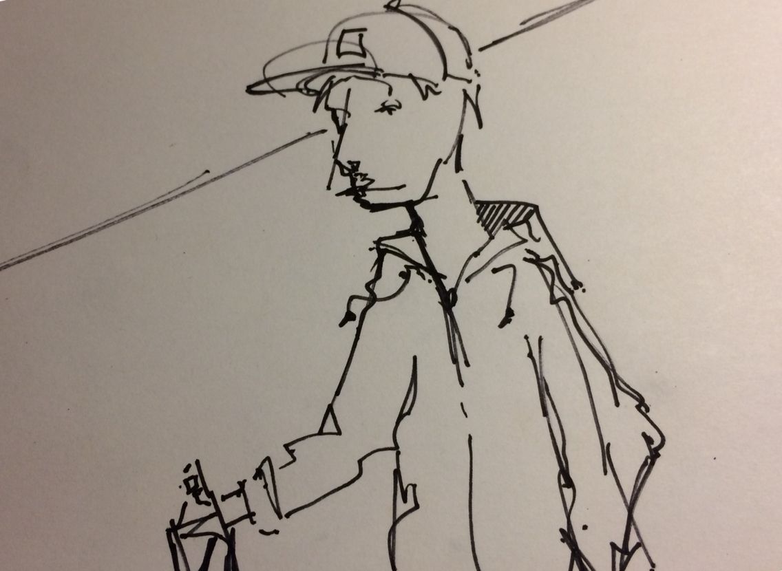 1136x830 Drunk Sketch Drawktober Sketches - Drunk Sketch