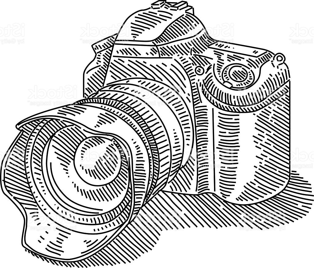 1024x873 Camera Clipart Camera Sketch 3122354 - Dslr Camera Sketch