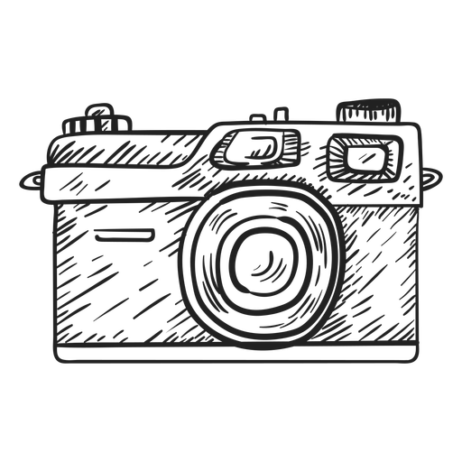 512x512 Rangefinder Camera Sketch - Dslr Sketch