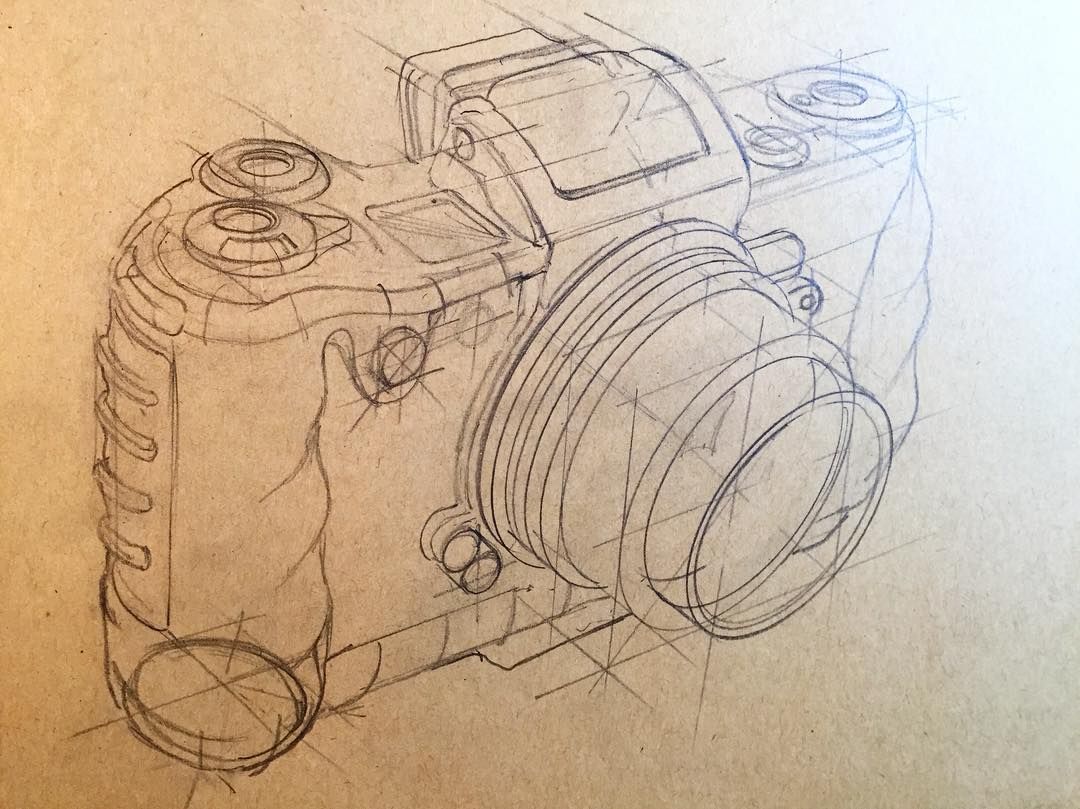 1080x809 A Process Shot From A Dslr Camera Sketch I Started. As Usual, I - Dslr Sketch