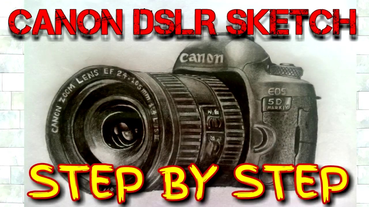 1280x720 Canon Dslr Sketch - Dslr Sketch