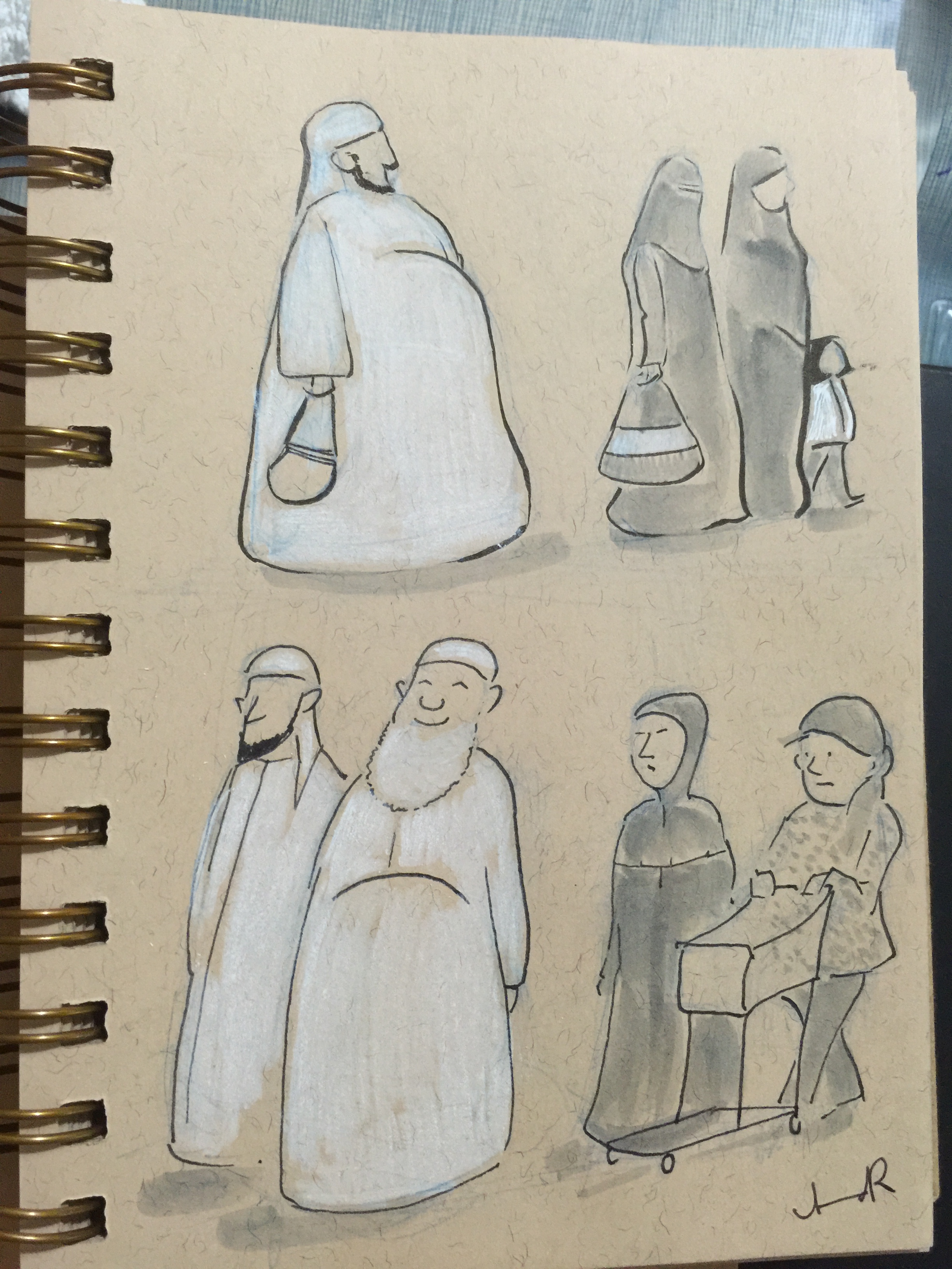 2448x3264 Sketches From Dubai Airport Art Of Arvind - Dubai Sketch