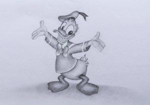 300x210 Donald Duck Pencil Sketch Best Of Donald Duck Images Drawing - Duck Pencil Sketch