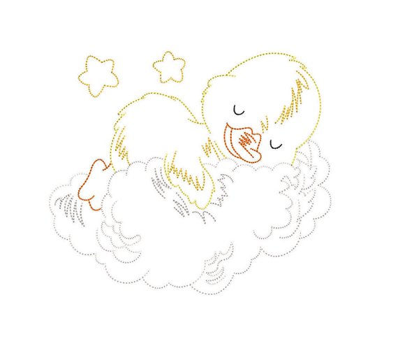 570x495 Cute Animal Duck Sketch Line Drawing Embroidery Machine Design Etsy - Duck Sketch