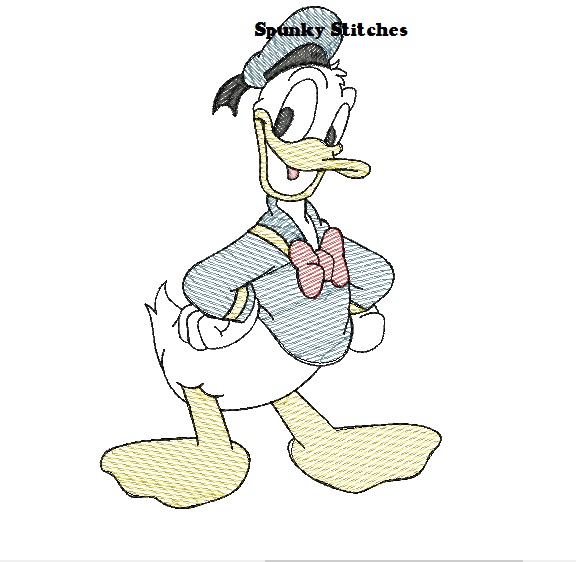 576x562 Donald Duck Sketch - Duck Sketch Images