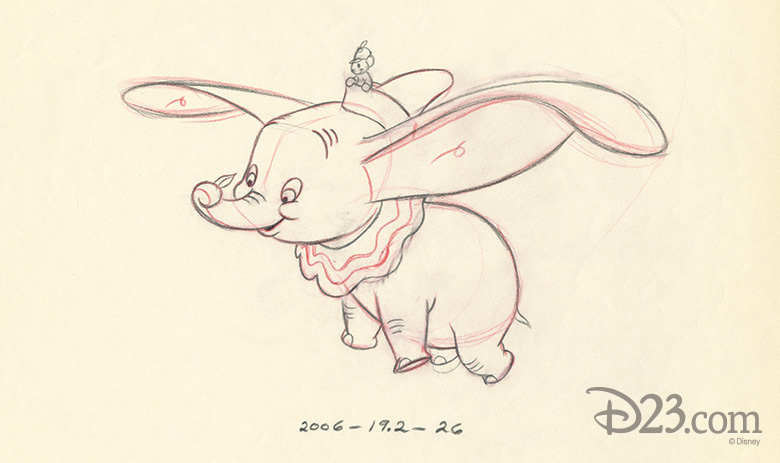 780x463 Unforgettable Dumbo Art - Dumbo Sketch