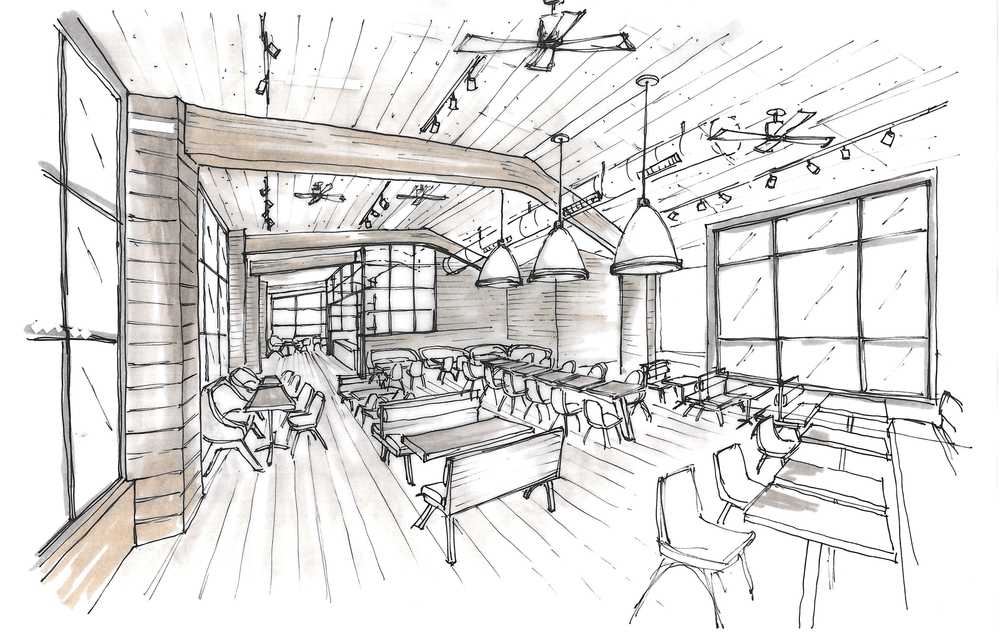 1000x633 Dumpsters For Restaurant Remodel - Dumpster Sketch