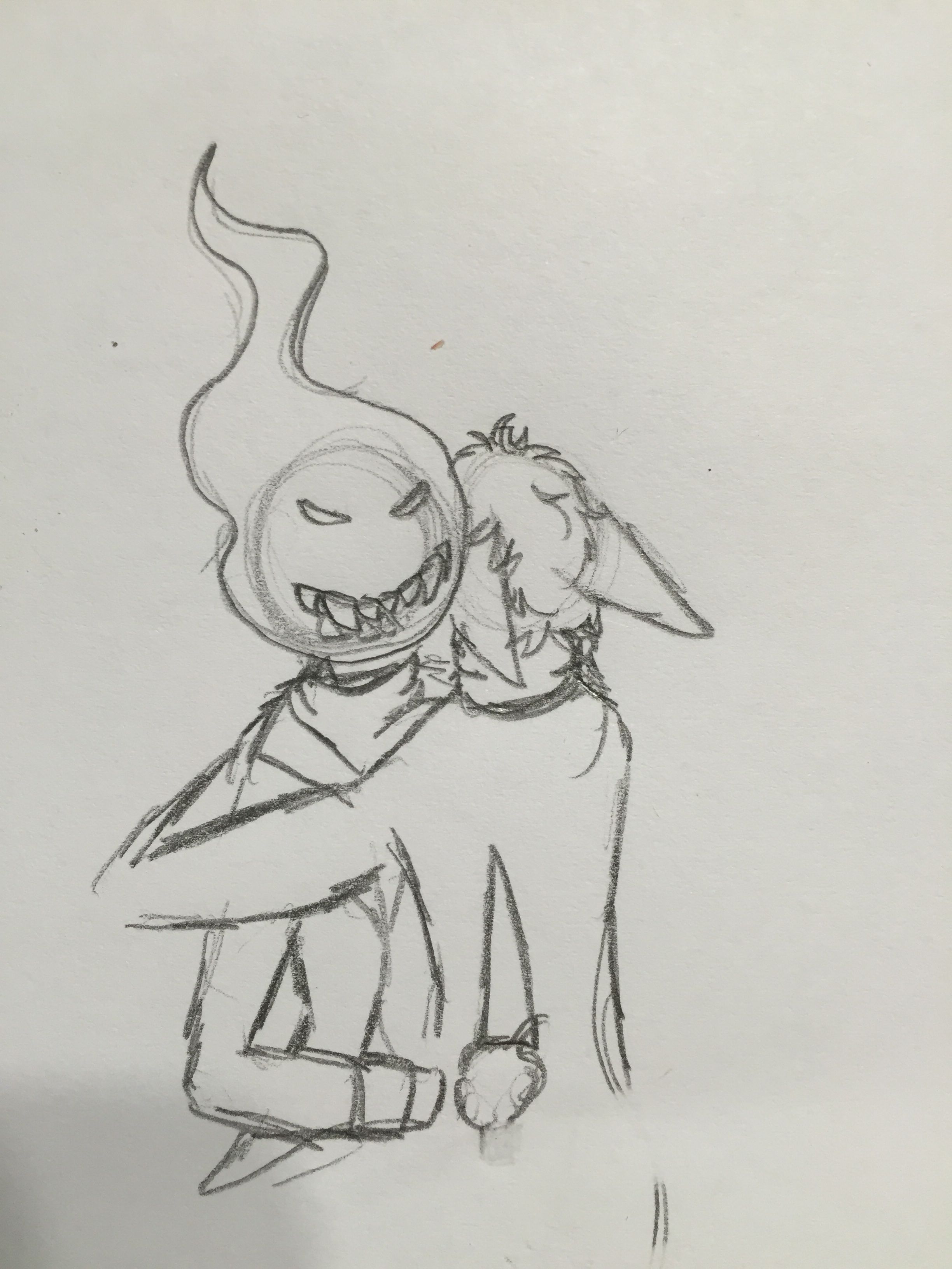2448x3264 Basically Their Entire Relationship In One Crappy Sketch That - Dumpster Sketch