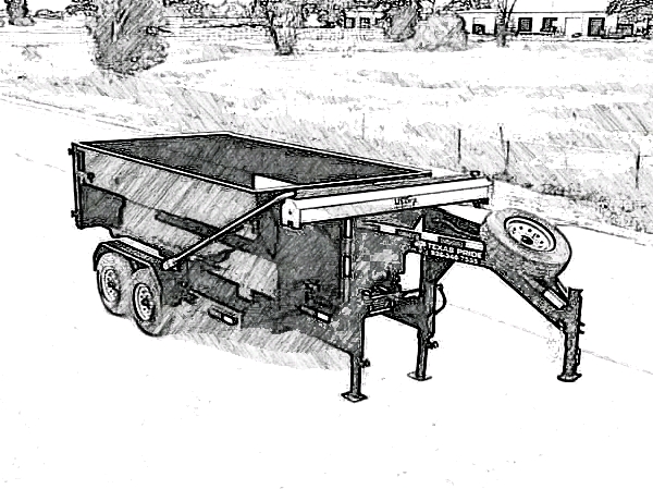 600x449 Big Dog Land Services Llc - Dumpster Sketch