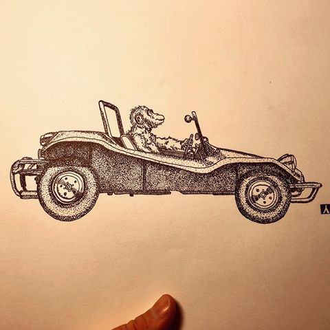 480x480 Images About - Dune Buggy Sketch