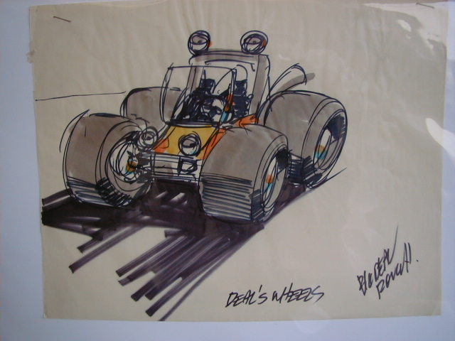 640x480 Bug Out - Dune Buggy Sketch