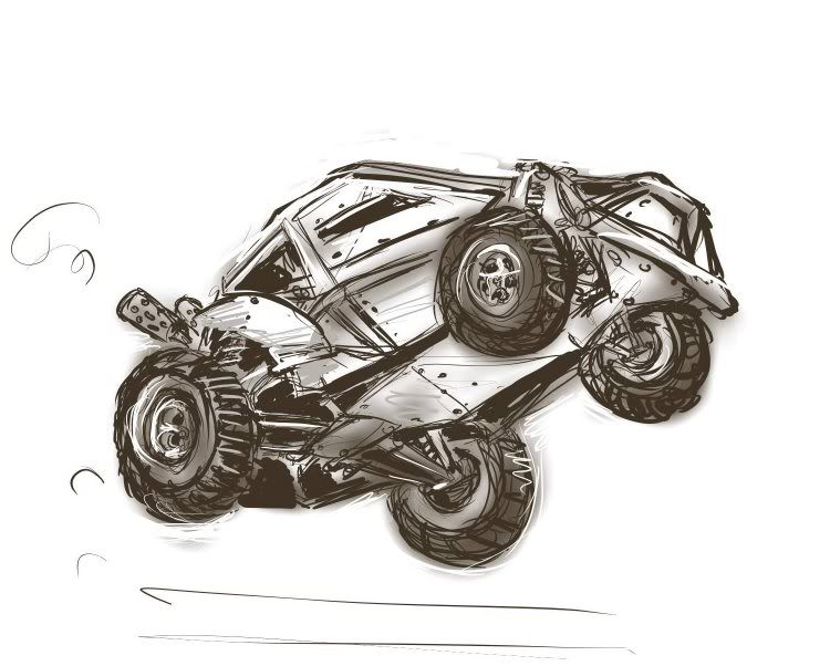 Dune Buggy Sketch at Explore