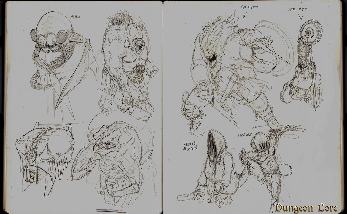 1423x877 Dungeon Lore - Dungeon Sketch